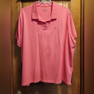 Vineyard Vines Women's Pink Short Sleeve Polo